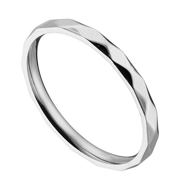 Γυναικείο Δαχτυλίδι Ρόμβοι Ατσάλι 316L N-02461