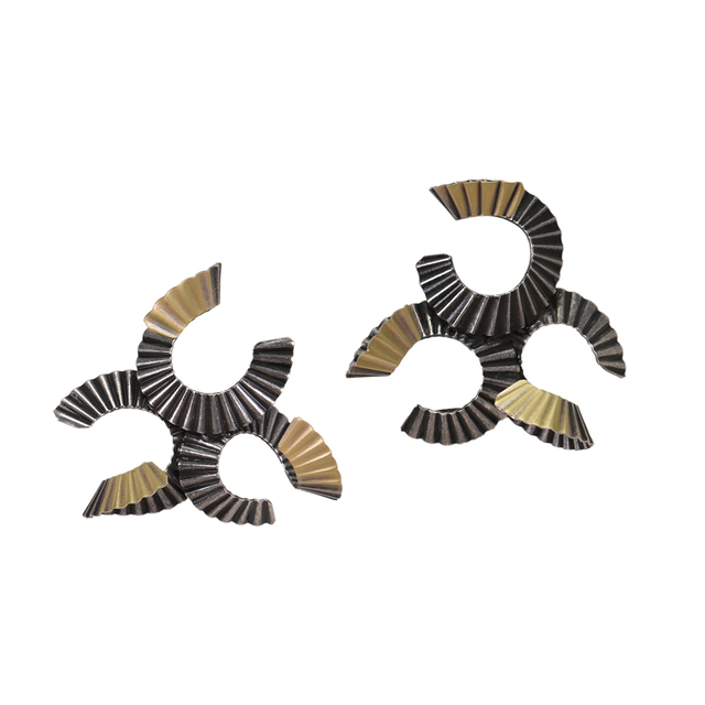 Women's Handmade Earrings SK5062-BL-G EXNOVO Bronze-Oxidation-Gold Plating
