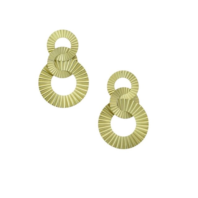 Women's Handmade Earrings SK6054B-G EXNOVO  Bronze