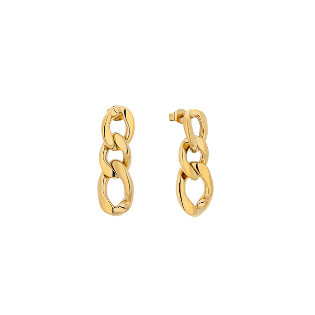 Women's Earrings SU-WSC032G Visetti Steel 316L-Gold Plating IP