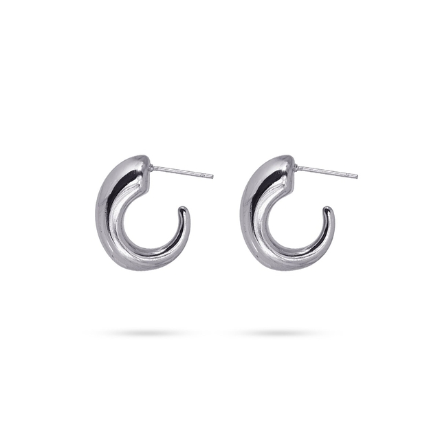 Γυναικεία Σκουλαρίκια Jada Hoops CPE467PL Anartxy Steel