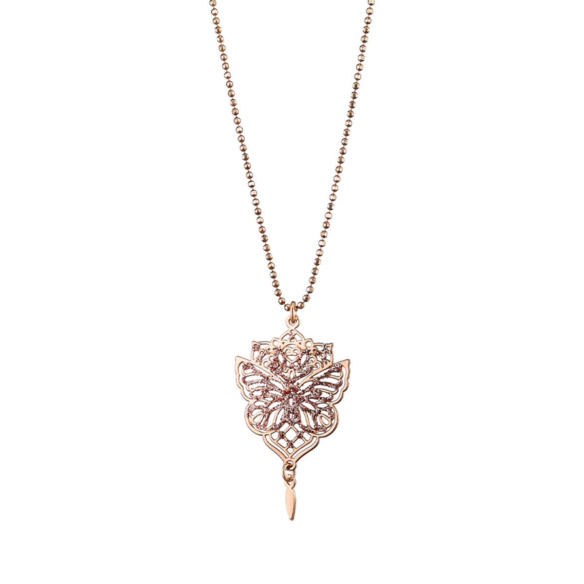 rose gold chakra necklace