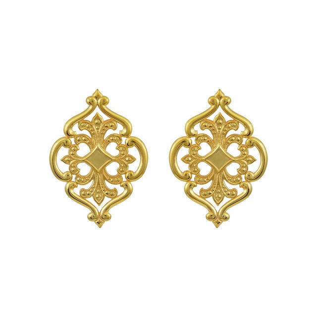 Handmade Earrings BRENNA Desperate Design Bronze-Gold Plating