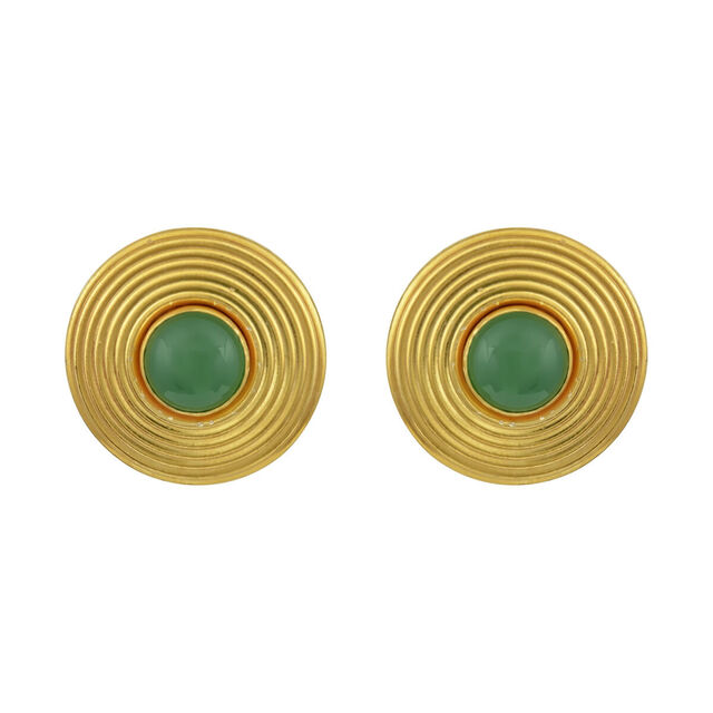 Handmade Earrings OLIVE Desperate Design Bronze-Semi-Precious Stone