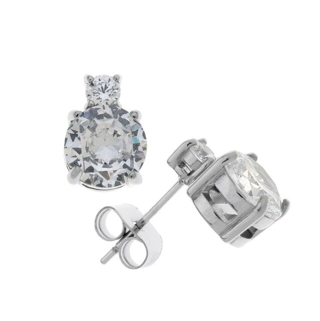 Women's Earrings Arteon SS540092-1 316L Steel-White Zirconia