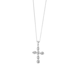 Women's Cross Necklace 3cm Gifting 01X01-05398 Oxette