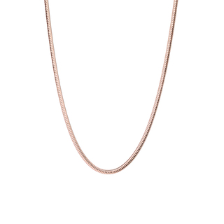 Women's Chain Necklace Glow 01X05-02883 Oxette Silver Pink Gold Plated