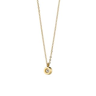 Women's Oxettissimo Tennis Necklace  01X27-00344 Oxette Steel-Gold Plated