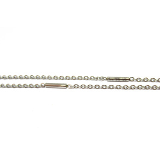 Women's Bracelet Links 02L03-00701 Loisir Steel With Double Chain and Cylindrical Elements