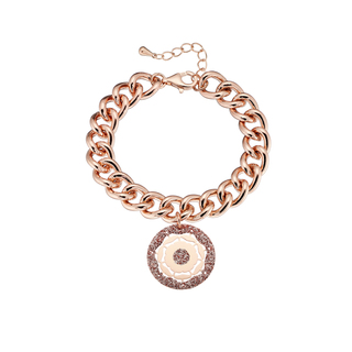 Women's Bracelet Rosy 02L15-01004 Loisir Bronze-Pink Gold IP