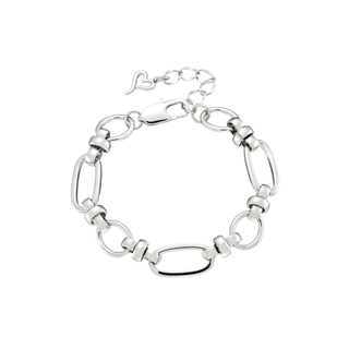 Women's Bracelet Pretty 02L15-01518 Loisir Bronze-Silver Plating Link Chain