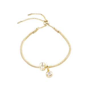 Women's Bracelet Harlequin 02L15-01875 Loisir Gold-Plated Metal With Elements And White Zircons