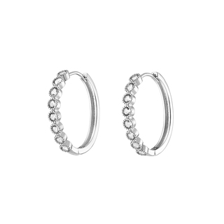 Women's Hoop Earrings Optimism 03X15-00281 Oxette Bronze-Platinum Plating