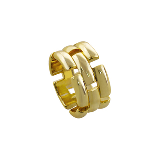 Women's Ring Emily 04L15-00562 LOISIR Bronze Gold Plated