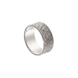Women's Oxette 04X01-03869 Panorama Silver Ring