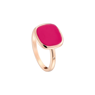 Γυναικείο Δαχτυλίδι Darling Oxette 04X15-00309 Μπρούντζος Ροζ Χρυσό IP Με Φούξια  Κρύσταλλο
