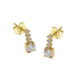 Women's Earrings Silver 925 Zircon 103101453