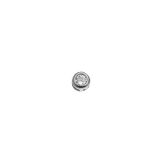 Women's Pendant Single Stone Silver 925-Rhodium Plating With White Zircon 105100281.703
