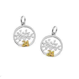 Lucky Charm 2024 Pendant Lifetree Silver 925-Gold Plated 105104166