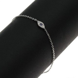 Women's Bracelet Silver 925 Eye Zircon Plating 106100487