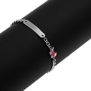 Children's Bracelet Identity Stroller Silver 925-Rhodium Plated 106101361.701