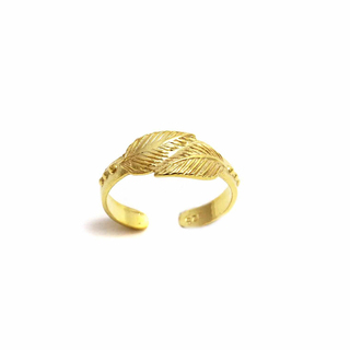 Γυναικείο Δαχτυλίδι Chevalier Φύλλα  Ασήμι 925-Επιχρύσωση 107100094.103