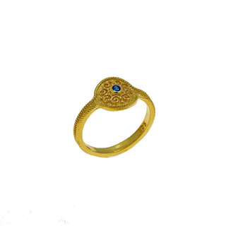 Γυναικείο Δαχτυλίδι Βυζαντινό Ασήμι 925 Επιχρυσωμένο 107101719.102