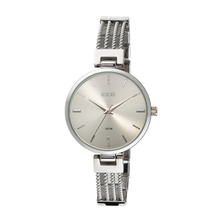 Women's Watch Madrid 11L03-00462 LOISIR With Silver Metal Bracelet And Silver Dial