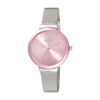 Women's Watch Spotlight 11L03-00472 Loisir With Steel Mesh Band And Pink Dial