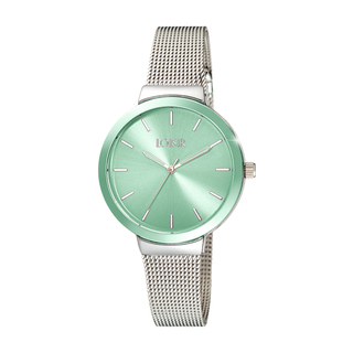 Women's Watch Spotlight 11L03-00474 Loisir With Steel Mesh Band And Green Dial