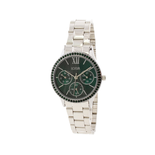 Women's Watch 11L03-00538 Loisir With Steel Bracelet, Green Dial And Zircon