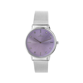 Women's Watch Fountain 11L03-005801 Loisir With Steel Mesh Band And Lilac Dial