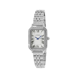 Women's Watch Mannish 11L03-00601 Loisir With Steel Bracelet White Dial And White Crystals