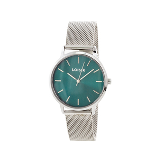 Women's Watch Fountain 11L03-00614 Loisir With Steel Mesh Band And Teal Dial