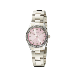 Women's Watch Hippy 11L03-00654 Loisir With Steel Bracelet And Pink Dial