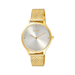 Women's Watch Nomad 11L05-00609 Loisir With Gold Plated Steel Bracelet And Silver Dial