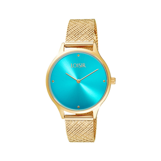 Women's Watch Nomad 11L05-00611 Loisir With Gold Plated Steel Bracelet And Turquoise Dial