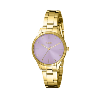 Women's Watch Miami 11L05-00712 Loisir With Gold-Plated Metal Bracelet And Purple Dial
