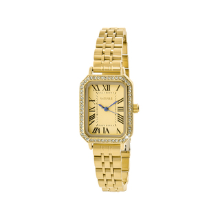 Women's Watch Mannish 11L05-00750 Loisir With Steel Bracelet Gold Dial And White Crystals