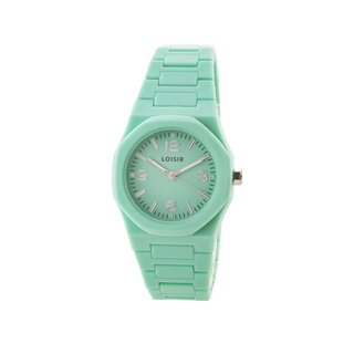 Unisex Ρολόι Teen 11L07-00317 Loisir Με Mint Πλαστικό Λουράκι Και Mint Καντράν