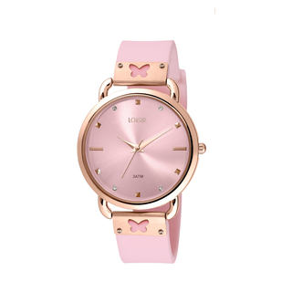Women's Watch Monaco Loisir 11L75-0300 With Silicone Strap Pink And Pink Dial