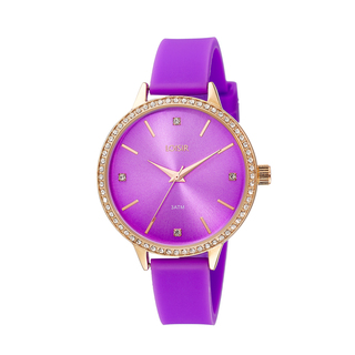 Women's Watch Sailor 11L75-00314 Loisir With Purple Silicone Strap And Purple Dial