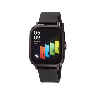 Unisex Smartwatch Watch 11L75-00342 Loisir Black With Black Silicone Strap