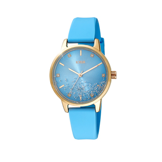 Women's Watch Popsicle 11L75-00349 Loisir With Light Blue Silicone Strap And Light Blue Dial