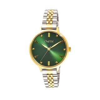 Women's Watch Subway 11X03-00716 OXETTE With Two Tone Steel Bracelet And Green Dial