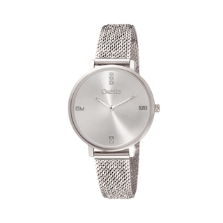 Women's Perfume Oxette 11X03-00727 Watch With Steel Bracelet And Silver Dial