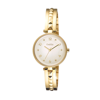Women's Watch Metropolitan 11X05-00713 Oxette With Steel Gold Plated Bracelet And Silver Dial