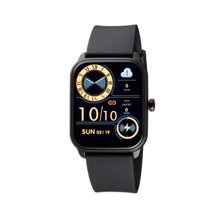 Unisex Smartwatch 11X07-00336 Oxette Μαύρο Με Μαύρο Λουράκι Σιλικόνης