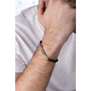 Men's Bracelet With Stones And Eye 12504 Arteon Silver 925-Phodium Plating