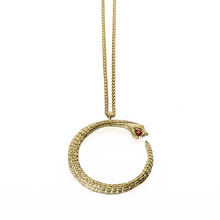 Women's Necklace ODGER Bronze Gold Plated Desperate Design